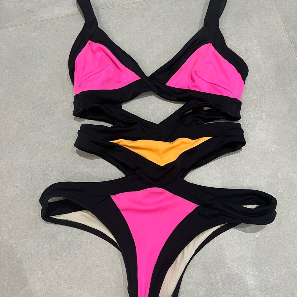 Agent Provocateur 90’s inspired one-piece swim suit